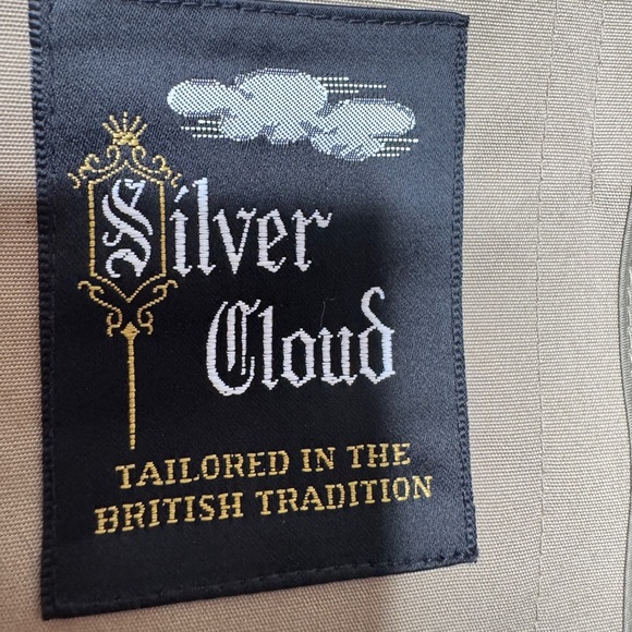 Vintage Silver Cloud Men’s Insulated Placket Trench Coat w/Removable Liner - Picture 4 of 11